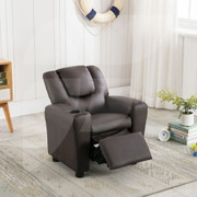 Kid's Recliner - Chocolate
