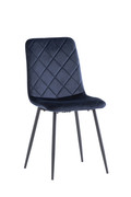 Belia Deep Blue Dining Chair