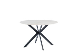 Talford Italy White 1.2M Round Dining Table
