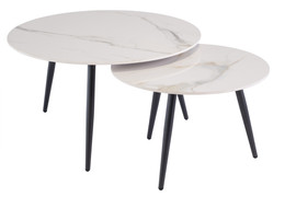 Lund Kass Gold Sintered Stone Coffee Table