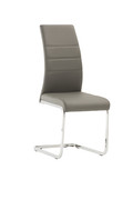 Soho Grey PU Cantilever Dining Chair