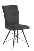 Amalia Grey Fabric Dining Chair