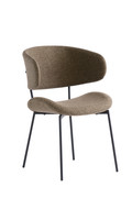 Wilson Olive Green Fabric Dining Chair