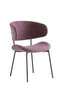 Wilson Dusty Rose Fabric Dining Chair