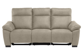 Farrow Natural Soft-Touch Fabric Electric 3 Seater