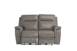 Havana Grey Leather Electric 2 Seater