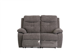 Sophia Graphite Chanel Fabric Electric 2 Seater