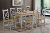 Rochester Dining Set Painted French Grey Colour Dining Table with 6 Dining Chairs

Solid Wood Set Table Tops 30mm Thick L150cm X W90cm

with 6 matching X back Dining Chairs