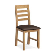 Edson Brown PU Dining Chair