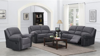 Kingston Fusion Grey 3+2 Seater