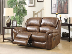 Farnham Tan Leather Recliner 2 Seater
