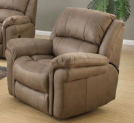 Farnham Taupe Leather Recliner Armchair
