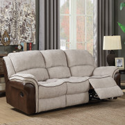 Farnham Fusion Mink/Tan 3 Seater