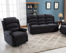 Windsor Electric Dark Charcoal 3+1+1 Seater