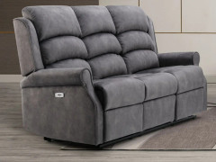 Penrith Electric Grey 3 Seater
