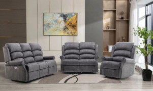 Penrith Electric Grey 3+1+1 Seater