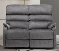 Savoy Grey Fabric 2 Seater Electric Recliner Sofa