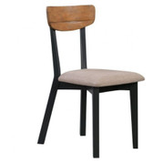 Cortina Dark Cobalt Grey Painted Dining Chair 