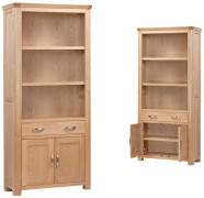 Treviso Oak High Bookcase
