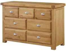 Newbridge Oak 3+4 Drawer Chest