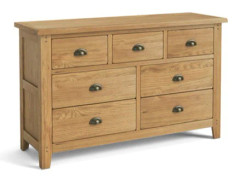 Burford Oak 3 Over 4 Chest