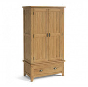 Burford Oak Gents Wardrobe