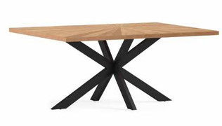 Viento Oak Rectangular Dining Table 180cm x 110cm