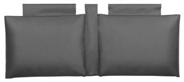 Harley Dark Grey Headboard Cushion 4'6
