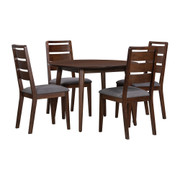 Harley Round Dining Set Table + 4 chairs