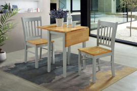 Dropleaf Grey and Oak Dining Set