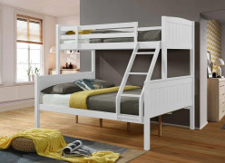 Cassie White Twin Sleeper Bunk Bed