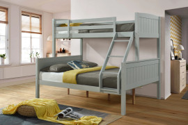 Cassie Grey Twin Sleeper Bunk Bed