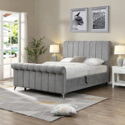Carlow 4ft6 Grey Gas-Lift Bed