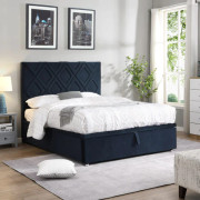 Dublin Navy 4ft6 Gas-Lift Bed