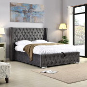 Jersey Grey 6ft Bed
