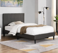 Brazil Dark Grey 4Ft Bed