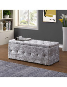 Silver Diamonds Blanket Box