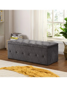 Jersey Grey Blanket Box