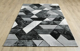 Dakar Black Rug 120/170cm