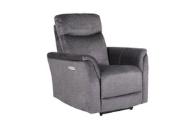 Mortimer Graphite 1 Seater Electric Recliner