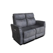 Mortimer Graphite 2 Seater Electric Recliner