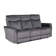 Mortimer Graphite 3 Seater Electric Recliner