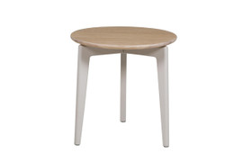 Marlow Cashmere Oak Lamp Table