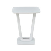 Lazzaro White Bar Table
