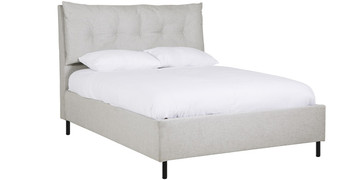 Avery Silver 5' Ottoman Bed