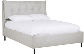 Avery Silver 6' Ottoman Bed