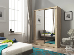 Maya 1.5m Sonoma Oak Sliderobe