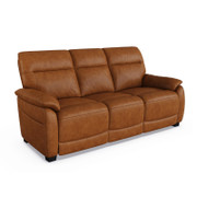 Nerano Tan 3 Seater - Fixed