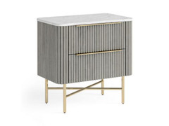 Isabella Marble top Bedside Locker