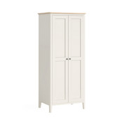 Marlow Coconut White Full Hanging Wardrobe